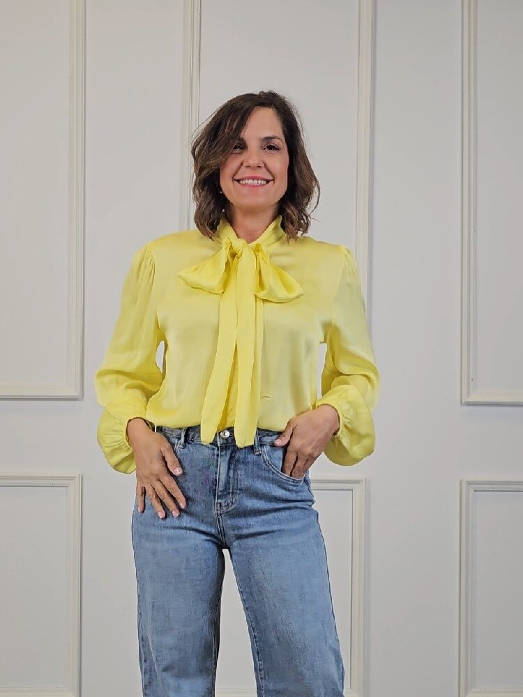 CAMISA SATINADA LAZO