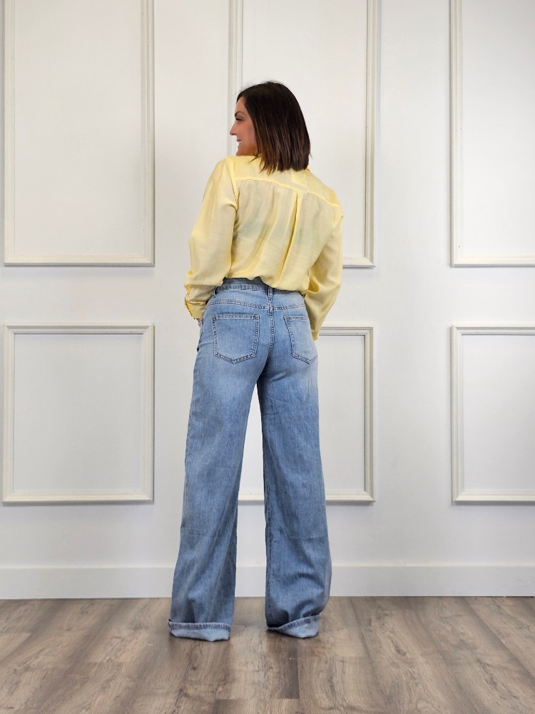 PANTALON DENIM ANCHO