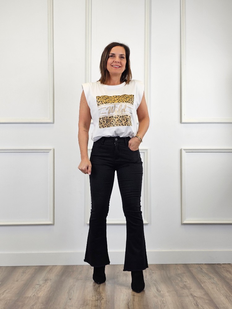 PANTALON FLARE PUSH NEG