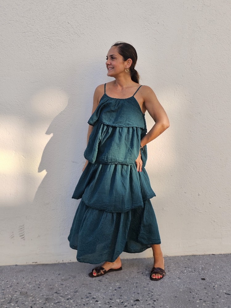 VESTIDO VUELO VOLANTES