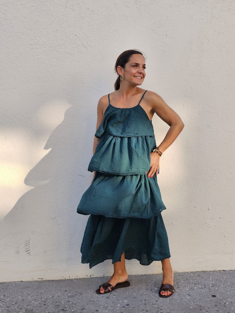 VESTIDO VUELO VOLANTES