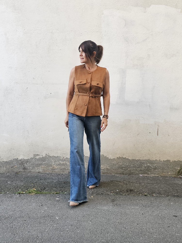 TOP CHALECO EFECTO ANTE