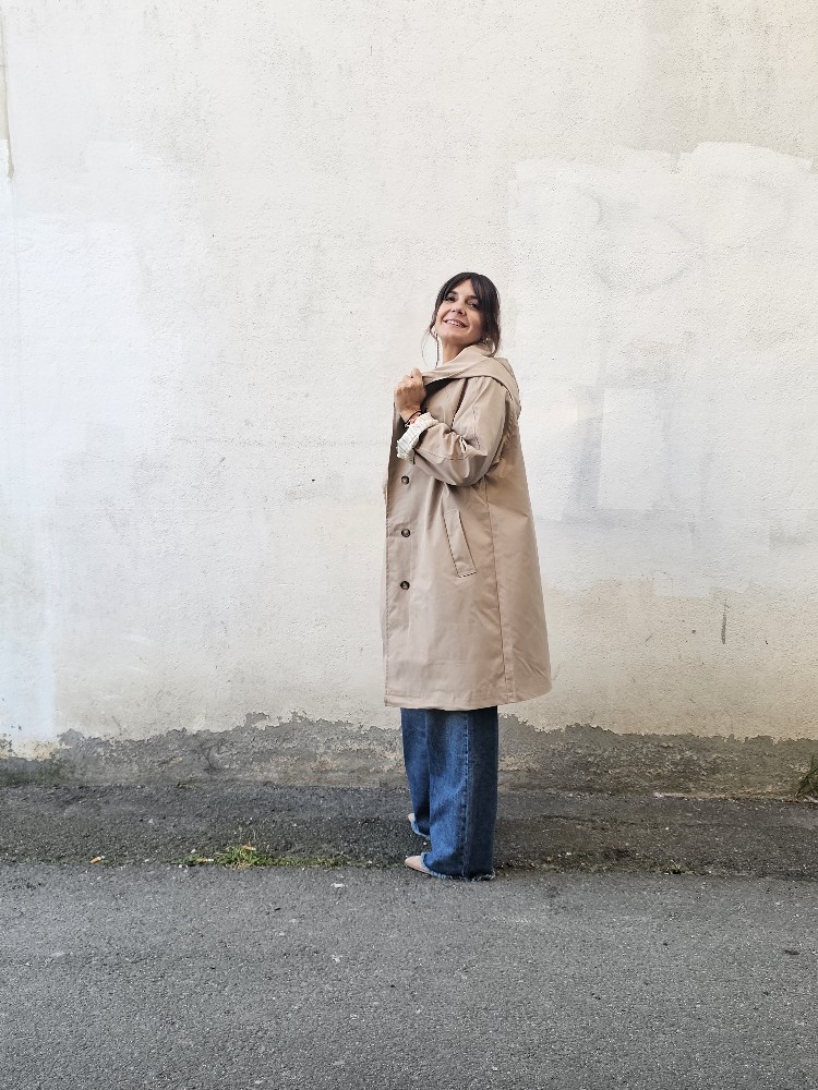 TRENCH LARGA AMPLIA