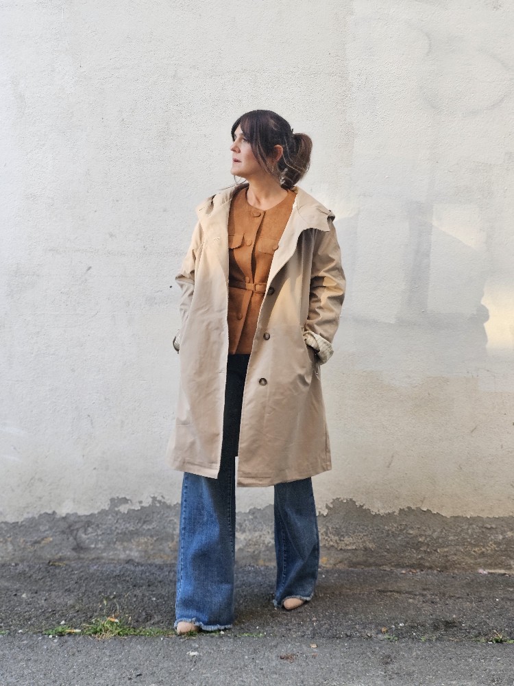 TRENCH LARGA AMPLIA